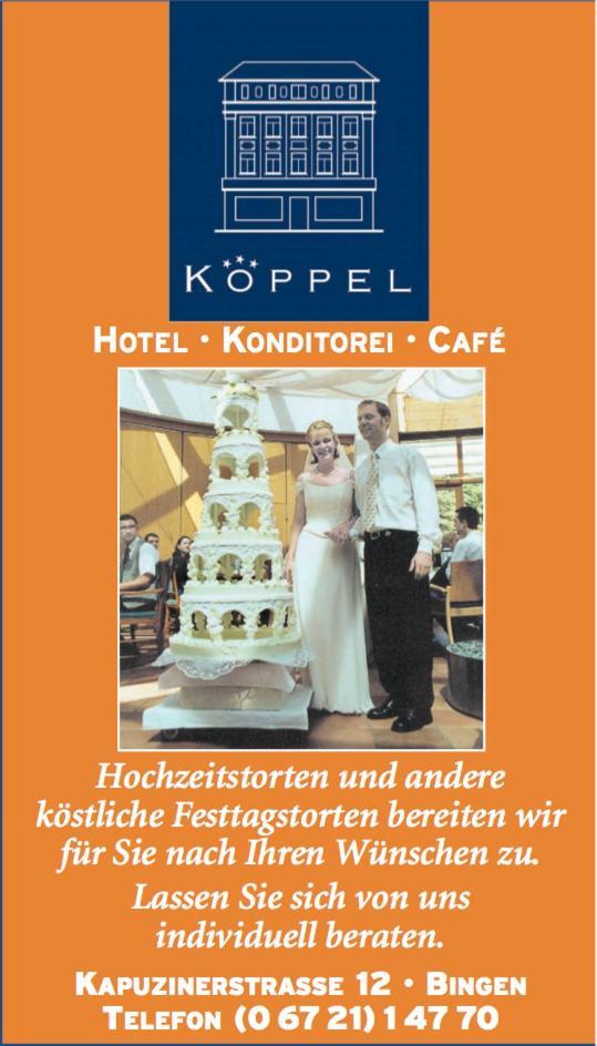 بينجين ام راين Hotel Cafe Konditorei Koppel المظهر الخارجي الصورة